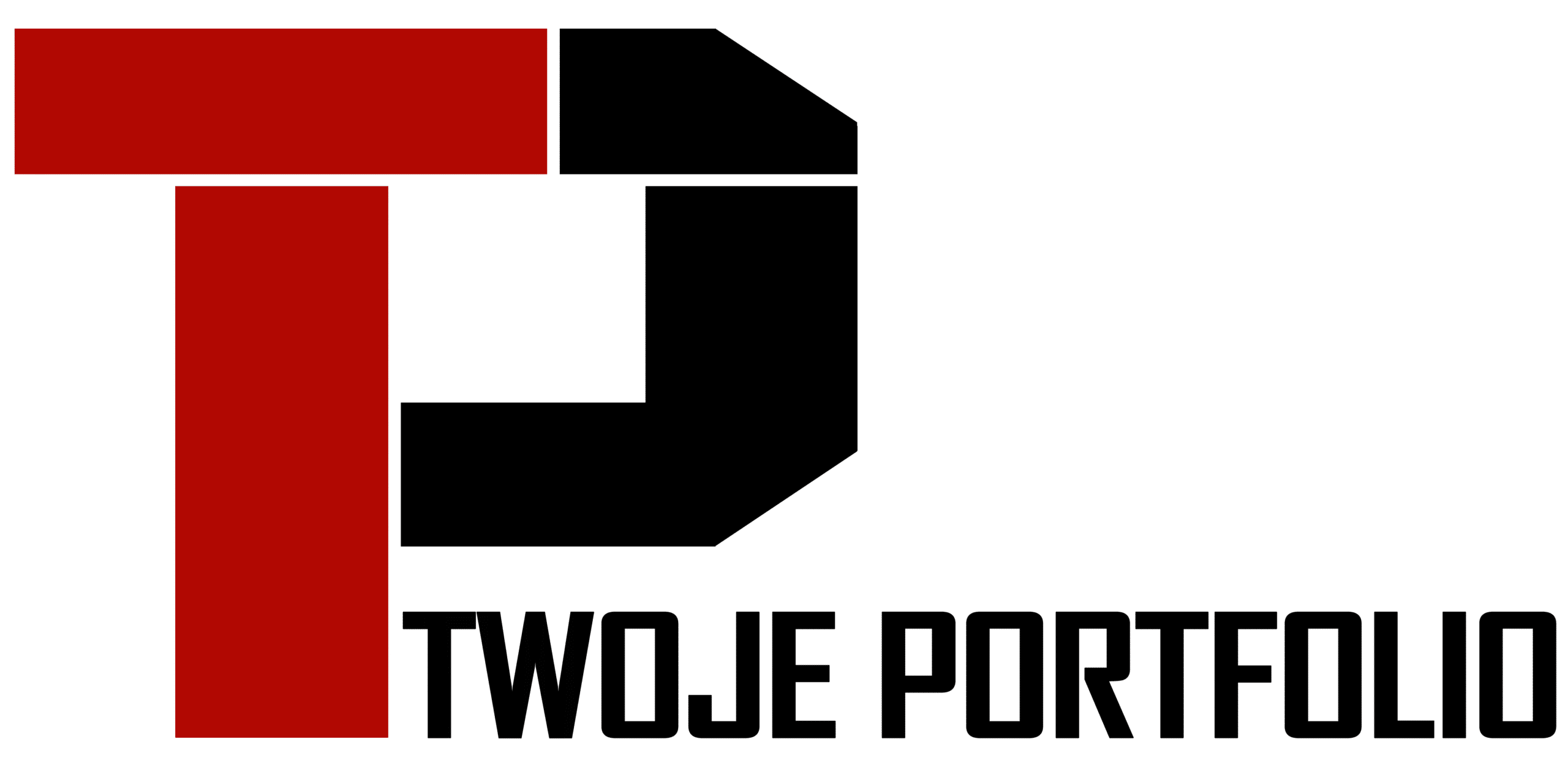 Logo witryny TwojePortfolio.pl z nazwą firmy